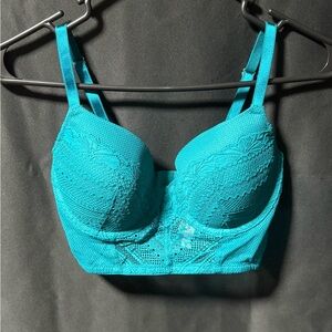 Auden teal Lace Bra